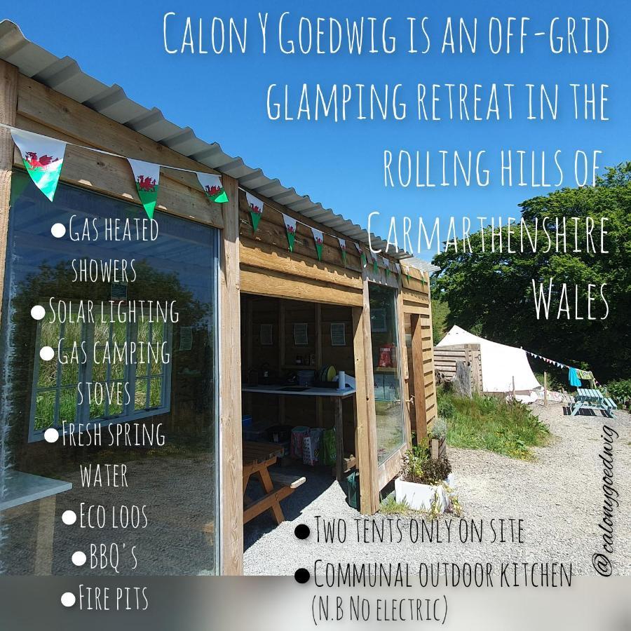 فندق Calon Y Goedwig Glamping لياندوفيري المظهر الخارجي الصورة